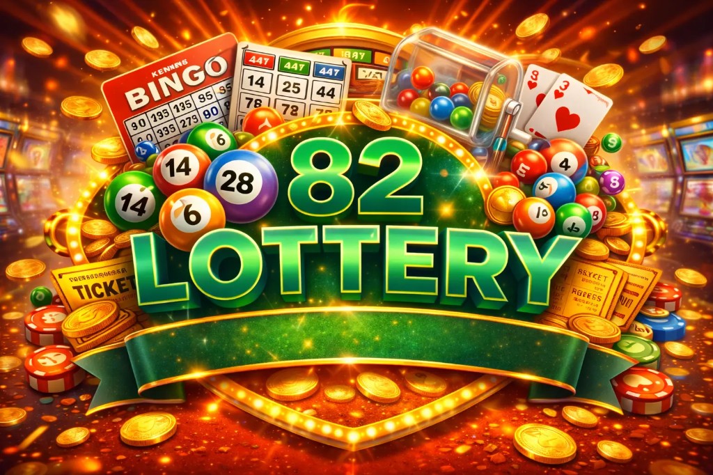 82 Lottery - Official gaming platform with lottery balls, bingo cards and casino elements